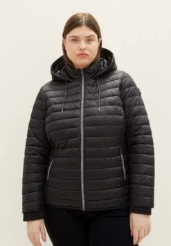 Tom Tailor Mit Kapuze - Jas - Deep Black