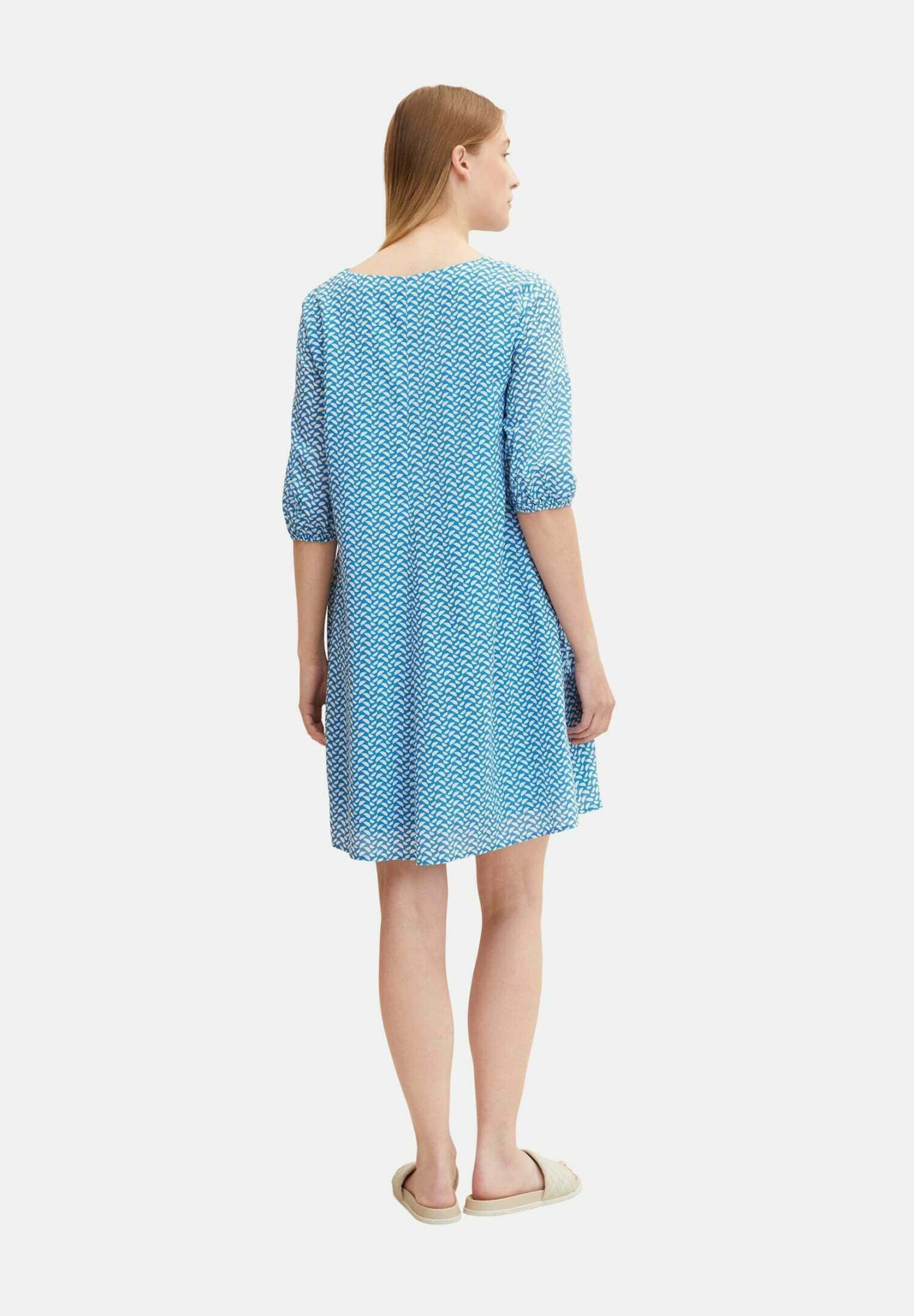 Tom Tailor Jurk - Blue Minimal Design 4 Tom Tailor Jurk - Blue Minimal Design - Afbeelding 2