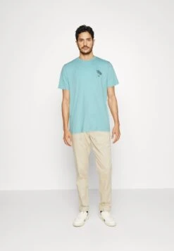 Tom Tailor Structured - T-Shirt Print - Blue Tibetan Stone -Tom Tailor Winkel e0276aacbd2840b09060d100ba6ac528