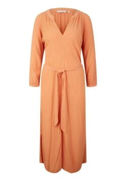 Tom Tailor In Knitteroptik - Jurk - Cantaloupe Orange -Tom Tailor Winkel e06265c122e24279958bd32d2ef81674