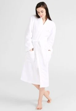 Tom Tailor Basic Kimono Unisex - Badjas - White -Tom Tailor Winkel e0e15bac79984e3cb92688722554a52e