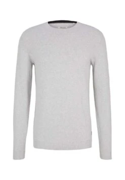 Tom Tailor Strukturierter - Trui - Hellgrau -Tom Tailor Winkel e1342930faf64bcca9cc16bd83b60ec6