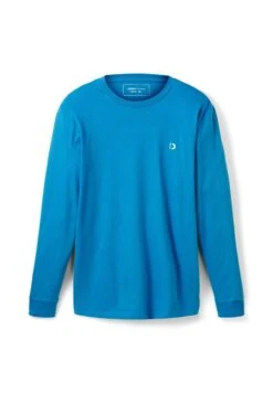 TOM TAILOR Denim Langarm Mit Print - Longsleeve - Sublime Teal Blue -Tom Tailor Winkel e18b062c05b4434b82ce923696f5ea0d