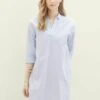 Tom Tailor Mit 3/4 Arm - Nachtjapon - Blue Light Dots -Tom Tailor Winkel e21a6b20a7984ccf89b295d5b5e2f84b
