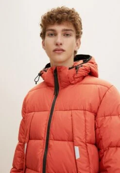TOM TAILOR Denim Puffer - Winterjas - Burned Red Slate -Tom Tailor Winkel e21d9023367440d8bf8c72b9e1665f98