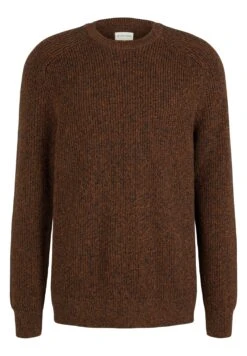 Tom Tailor Trui - Navy Brown Mouline -Tom Tailor Winkel e298e84d843d4d83991c52161a2d86e3