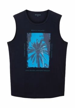 Tom Tailor Tank Mit Print - Top - Sky Captain Blue -Tom Tailor Winkel e29a65f7cee94a9fb10046dd76a6c572