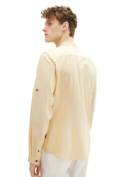 Tom Tailor Mit Struktur - Overhemd - Yellow Pinstripe -Tom Tailor Winkel e33e504bf0e348e19f8c3c4d628a5d01