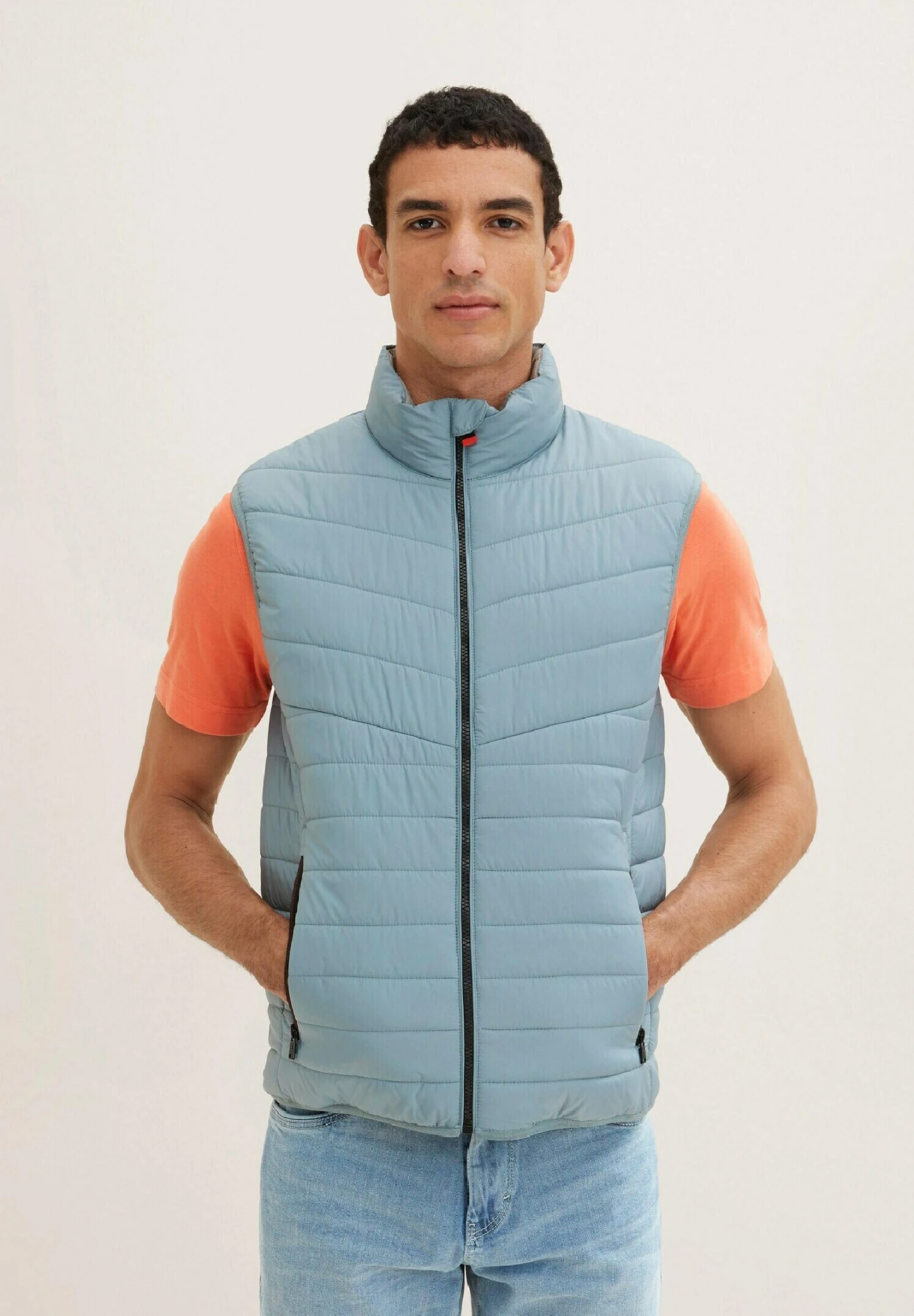Tom Tailor Lightweight - Bodywarmer - Grey Mint 3 Tom Tailor Lightweight - Bodywarmer - Grey Mint