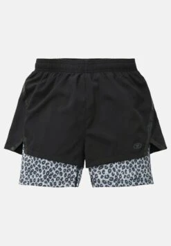 Tom Tailor Active Wear- Shorts - Black Leo -Tom Tailor Winkel e3b7854a3a174c1b869d9c2d668380a9