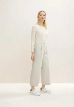 Tom Tailor Broek - Cold Beige Melange -Tom Tailor Winkel e3ce6712b0324967905302f25cc9644a