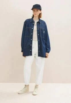 TOM TAILOR Denim Regular Fit- Spijkerjas - Used Dark Stone Blue Denim -Tom Tailor Winkel e4914de3d96a40bb8dfdd674049162fb