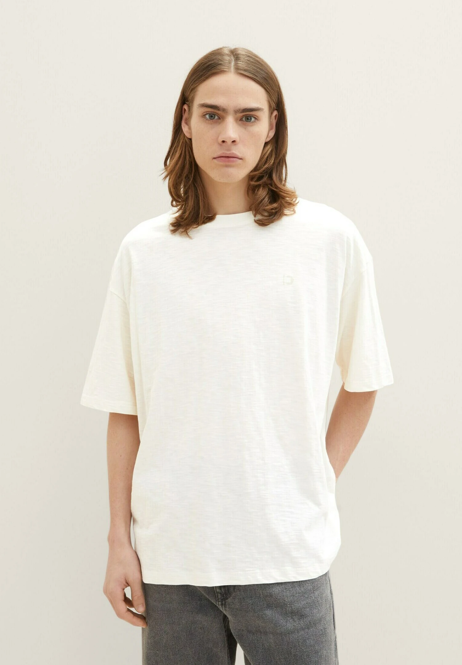 TOM TAILOR Denim T-Shirt Print - Wool White 5 TOM TAILOR Denim T-Shirt Print - Wool White - Afbeelding 3