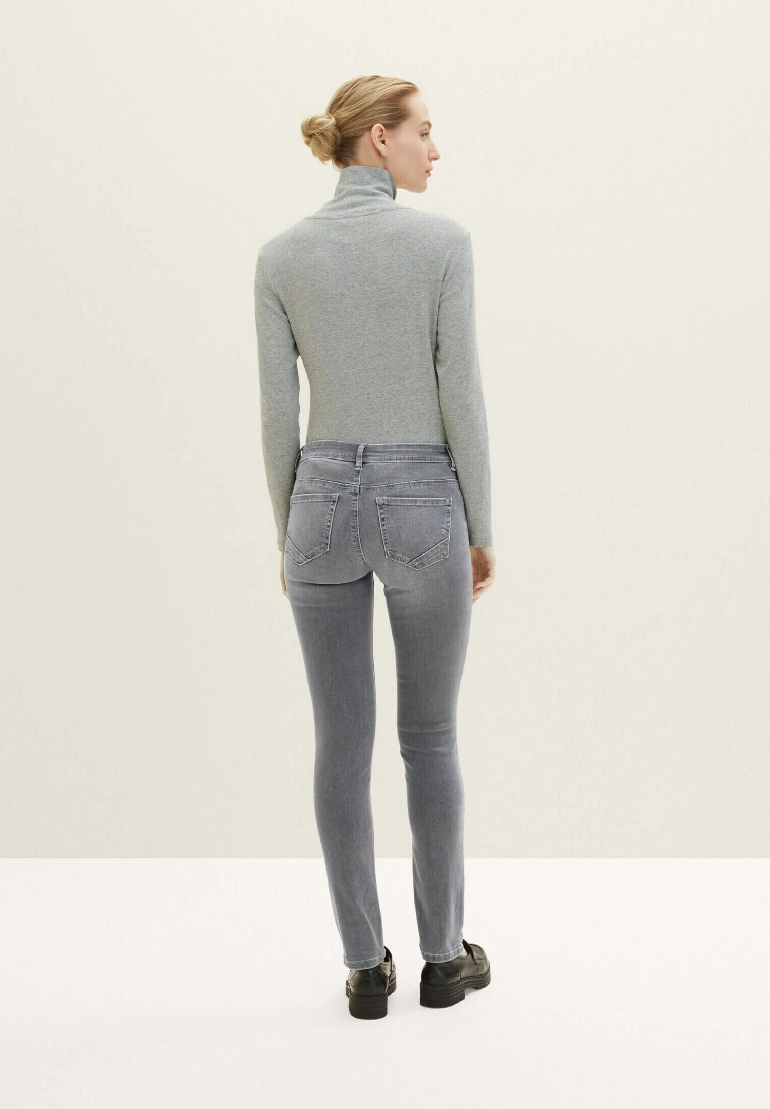 Tom Tailor Alexa - Slim Fit Jeans - Used Mid Stone Grey Denim 5 Tom Tailor Alexa - Slim Fit Jeans - Used Mid Stone Grey Denim - Afbeelding 3