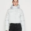 TOM TAILOR Denim Short Puffer Jacket - Winterjas - Basic Light Grey