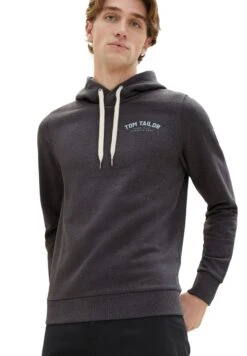 Tom Tailor Mit Logo Print - Hoodie - Dark Grey Melange -Tom Tailor Winkel e76809514c284c18a760bad68a76d8ba