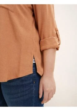 Tom Tailor Plus - Overhemdblouse - Canyon Sunset Red Melange -Tom Tailor Winkel e7a9affec75d4ce1b1cb7db63f4abe7a