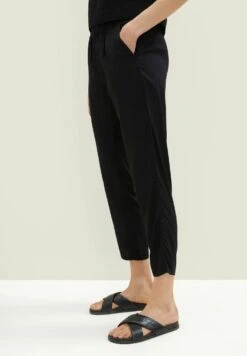Tom Tailor Cropped - Broek - Deep Black -Tom Tailor Winkel e7dc76ee6c174e3c98be601df240c52b