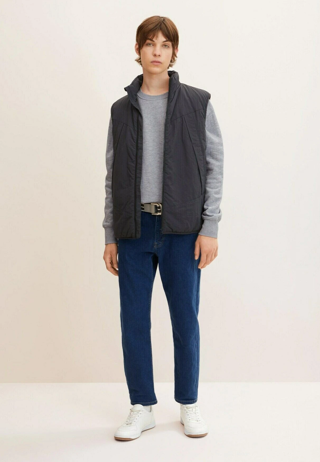 TOM TAILOR Denim Straight Leg Jeans - Used Mid Stone Blue Denim 8 TOM TAILOR Denim Straight Leg Jeans - Used Mid Stone Blue Denim - Afbeelding 6