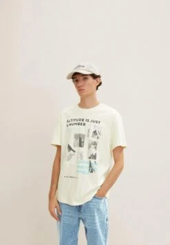 TOM TAILOR Denim Mit Fotoprint  - T-Shirt Print - Offwhite -Tom Tailor Winkel e7f6454c8f2c4d8bbc32dffa7f084603