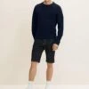 Tom Tailor Josh - Jeansshort - Clean Dark Stone Blue Denim -Tom Tailor Winkel e8849e9ff983407ebc2a3afb018ba83e