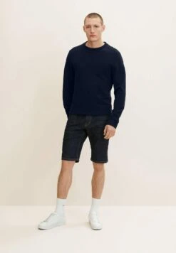 Tom Tailor Josh - Jeansshort - Clean Dark Stone Blue Denim