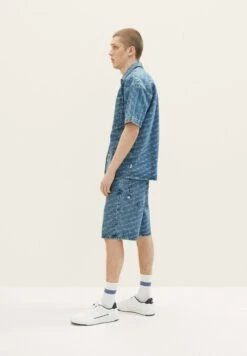 TOM TAILOR Denim Mit Logo Print - Jeansshort - Wording Laser Print -Tom Tailor Winkel e9258d8b5e904c668faaf1b78a239d4b