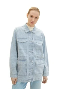 Tom Tailor Im Utility-Look - Spijkerjas - Denim Offwhite Stripe -Tom Tailor Winkel ea938d2d5a1341e98d5f109150d7c949