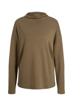 Tom Tailor Mit Stehkragen  - Longsleeve - Tarmac Khaki -Tom Tailor Winkel ead286dbdd19402189fcd3ae7f44db3a