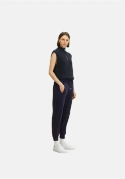 Tom Tailor Mit Rippbündchen - Trainingsbroek - Navy Midnight Blue -Tom Tailor Winkel ebdb1d43c68b45acab96f576cbdb0a94