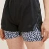 Tom Tailor Active Wear- Shorts - Black Leo