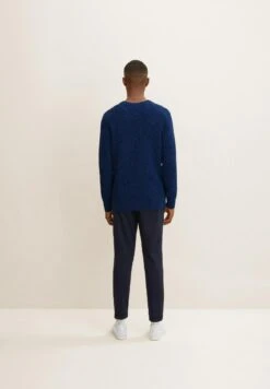 Tom Tailor Trui - Dark Blue Shades Structure -Tom Tailor Winkel ec3ed2ae602648e99dfb623a945b1fc1