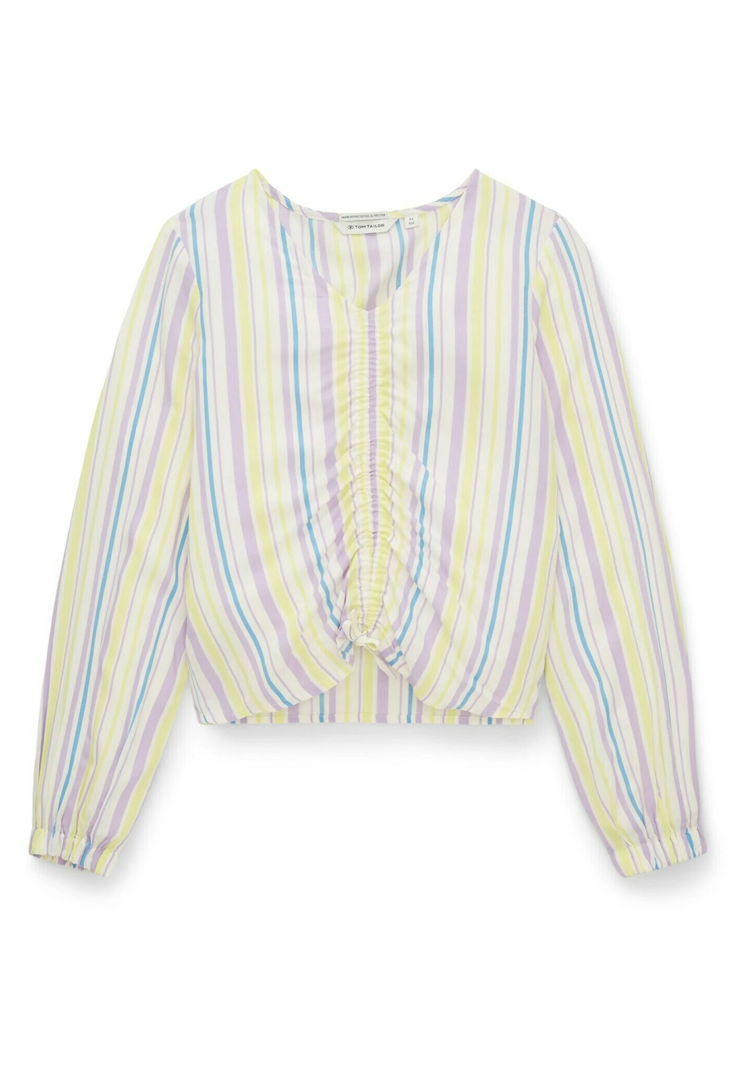 Tom Tailor Mit Raffungen - Blouse - Vertical Multicolor Stripe 3 Tom Tailor Mit Raffungen - Blouse - Vertical Multicolor Stripe