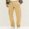 TOM TAILOR Denim Cargobroek - Brown Rice -Tom Tailor Winkel ecca067be217494cabff5802236a1234