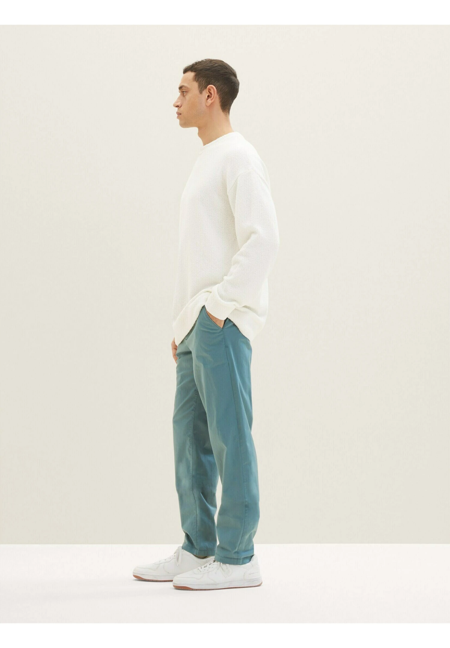 Tom Tailor Relaxed Tapered - Chino - Deep Bluish Green 6 Tom Tailor Relaxed Tapered - Chino - Deep Bluish Green - Afbeelding 4