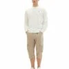 Tom Tailor Gemusterte- Shorts - Beige Minimal Pattern -Tom Tailor Winkel eda34236653e4e1991757aa293c4f54f