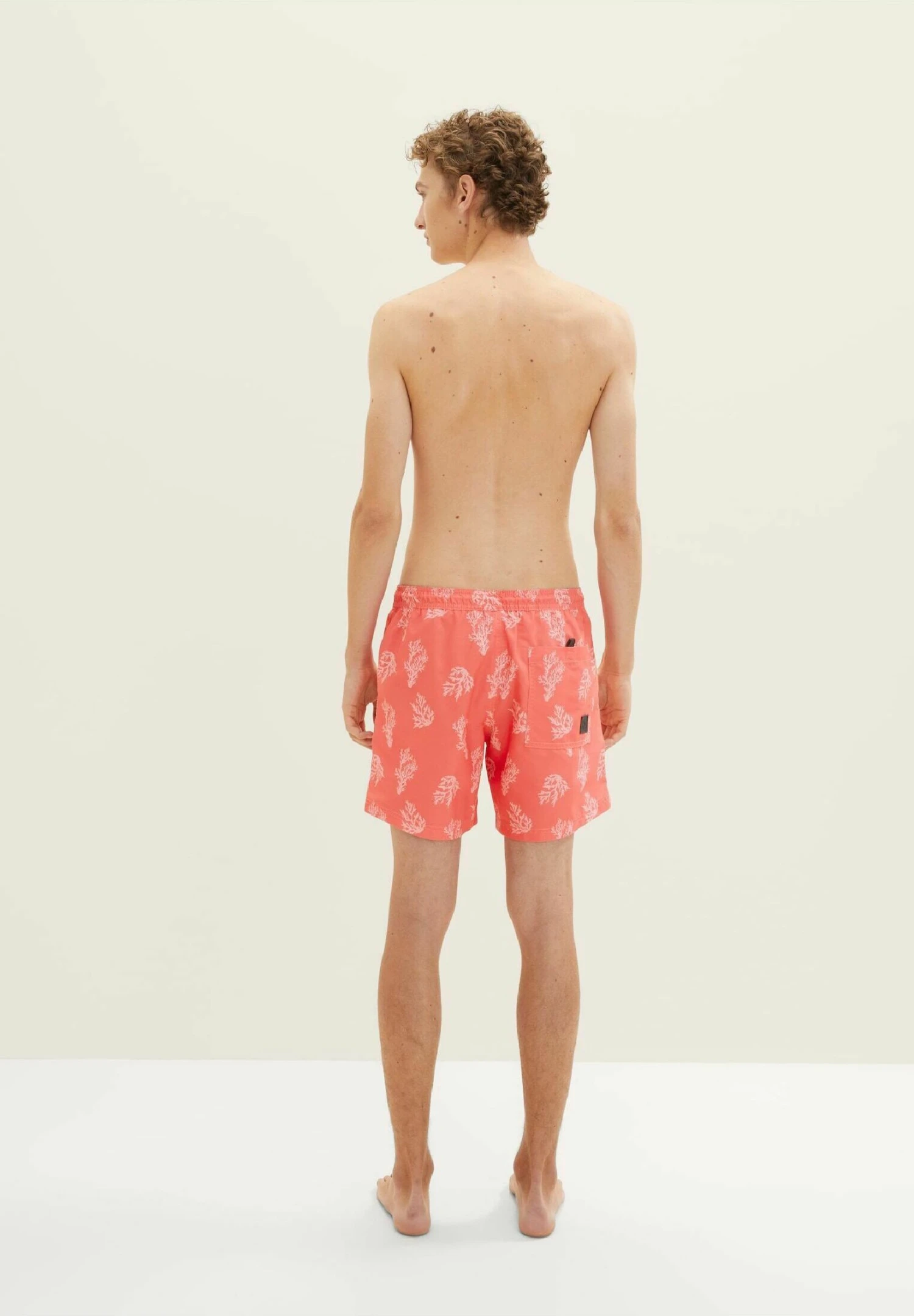 TOM TAILOR Denim Mit Allover-Print - Zwemshorts - Red White Big Coral Print 5 TOM TAILOR Denim Mit Allover-Print - Zwemshorts - Red White Big Coral Print - Afbeelding 3