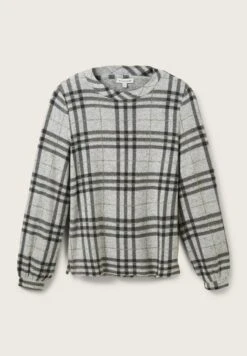 Tom Tailor Gemustertes  - Longsleeve - Printed Big Check Cosy Fabric -Tom Tailor Winkel ee443689c0f8483e9f3841259e99dd5f