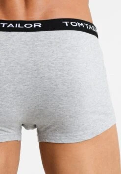 Tom Tailor 3 Pack - Onderbroeken - Anthracite Melange/Black -Tom Tailor Winkel eeab123b06414d0f8f313fbab8897c58