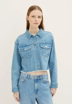 TOM TAILOR Denim Cropped - Spijkerjas - Light Stone Bright Blue Denim