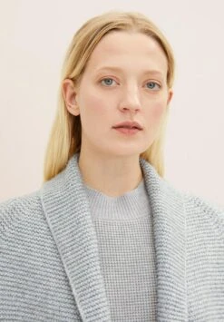 Tom Tailor Mit Schalkragen - Vest - Concrete Grey Melange -Tom Tailor Winkel ef04eaee52e7470dafcf81d074434738