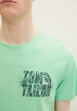 Tom Tailor Pyjamashirt - Green-Medium-Solid -Tom Tailor Winkel efedaa6385f942628653663aef852ff8