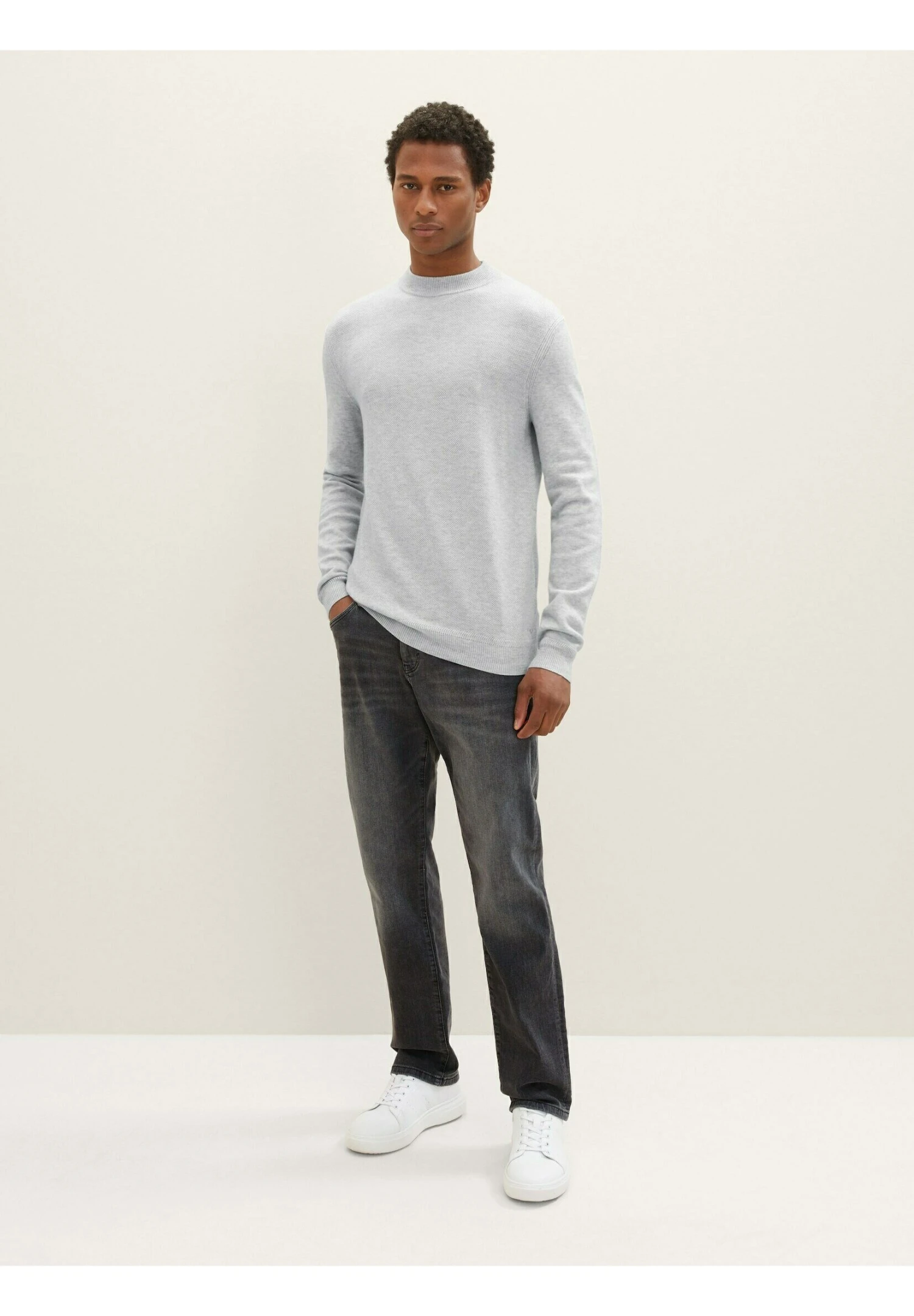 Tom Tailor Long - Straight Leg Jeans - Stone Grey Denim 7 Tom Tailor Long - Straight Leg Jeans - Stone Grey Denim - Afbeelding 5