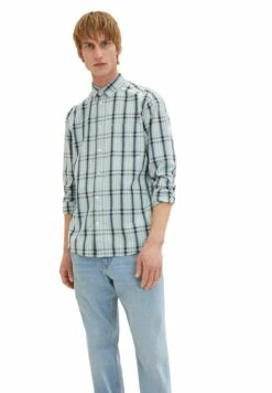 Tom Tailor Kariertes- Overhemd - Ice Blue Navy Check -Tom Tailor Winkel f0a03dcaefc446c4829035c79e47d89d