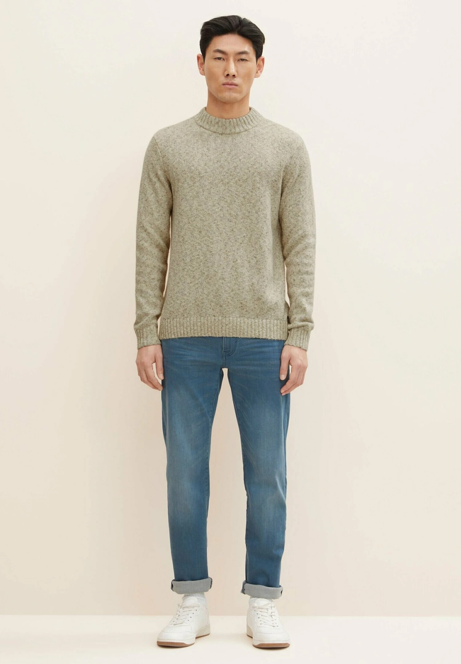 Tom Tailor Straight Leg Jeans - Mid Stone Blue Grey Denim 3 Tom Tailor Straight Leg Jeans - Mid Stone Blue Grey Denim