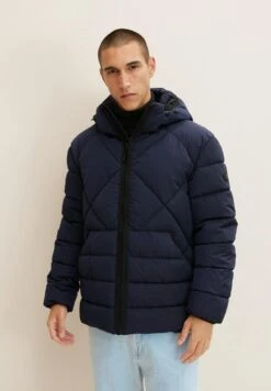 Tom Tailor Mit Waffeloptik - Winterjas - Sky Captain Blue