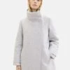 Tom Tailor Mit Stehkragen - Mantel - Soft Light Grey Melange