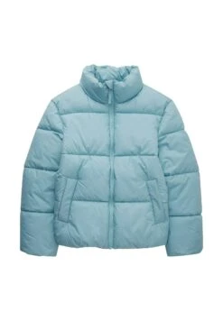 Tom Tailor Mit Recyceltem Polyester - Winterjas - Bright Reef Blue