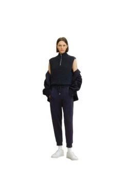 Tom Tailor Mit Rippbündchen - Trainingsbroek - Navy Midnight Blue -Tom Tailor Winkel f3a7994d2f534078857d799db8be8ebc
