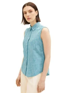 Tom Tailor Overhemdblouse - Petrol -Tom Tailor Winkel f44acbfe430a49eeb04e8fdf7713efb8
